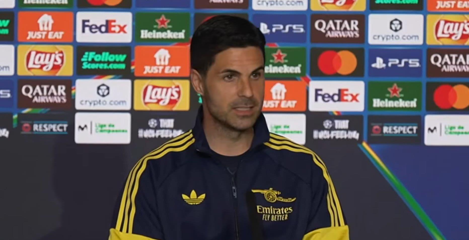Mikel Arteta says Arsenal ‘want to make a statement’ against Atletico Madrid at Metropolitano