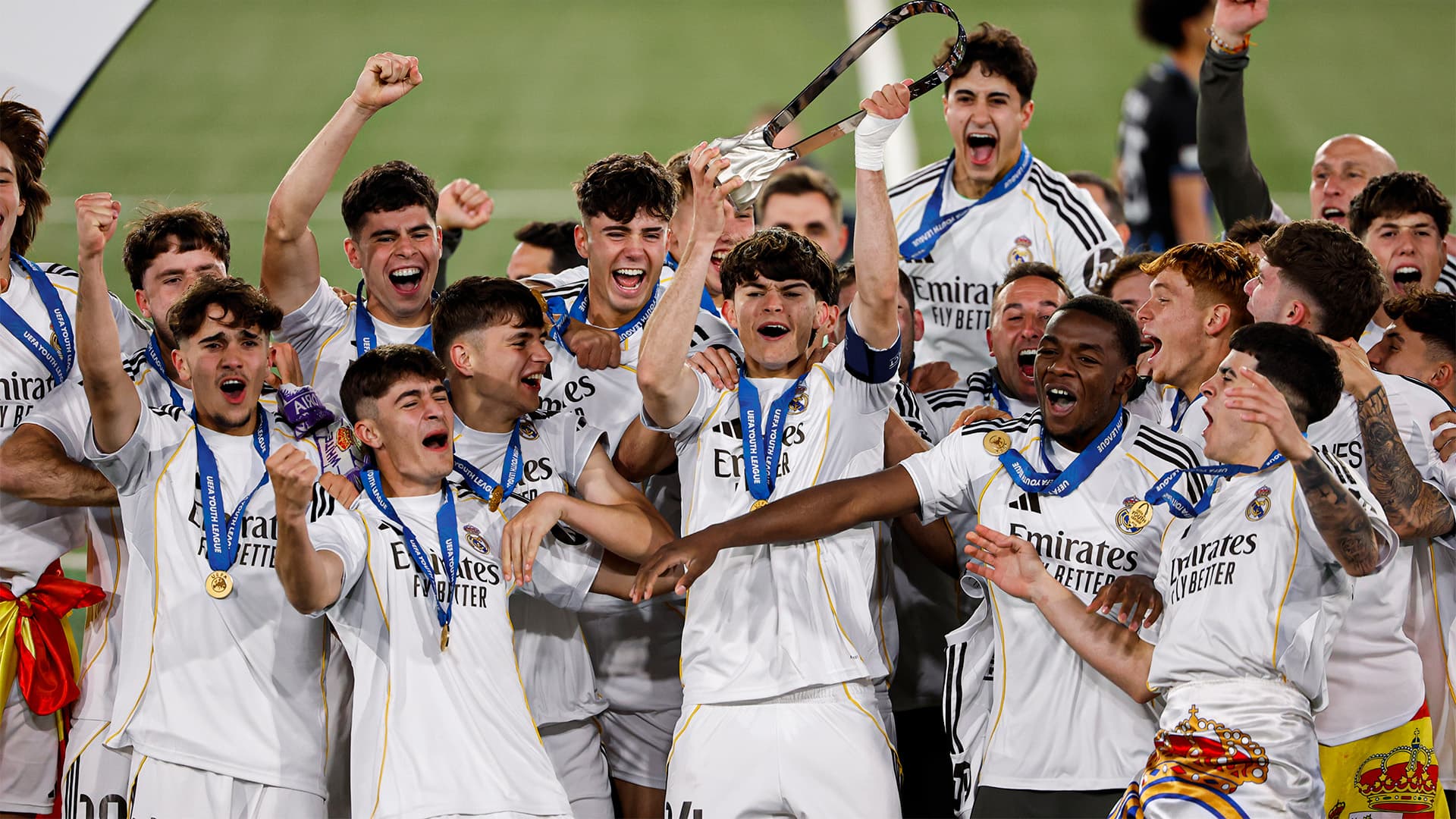 Real Madrid academy triumphs with second UEFA Youth League title on penalties
