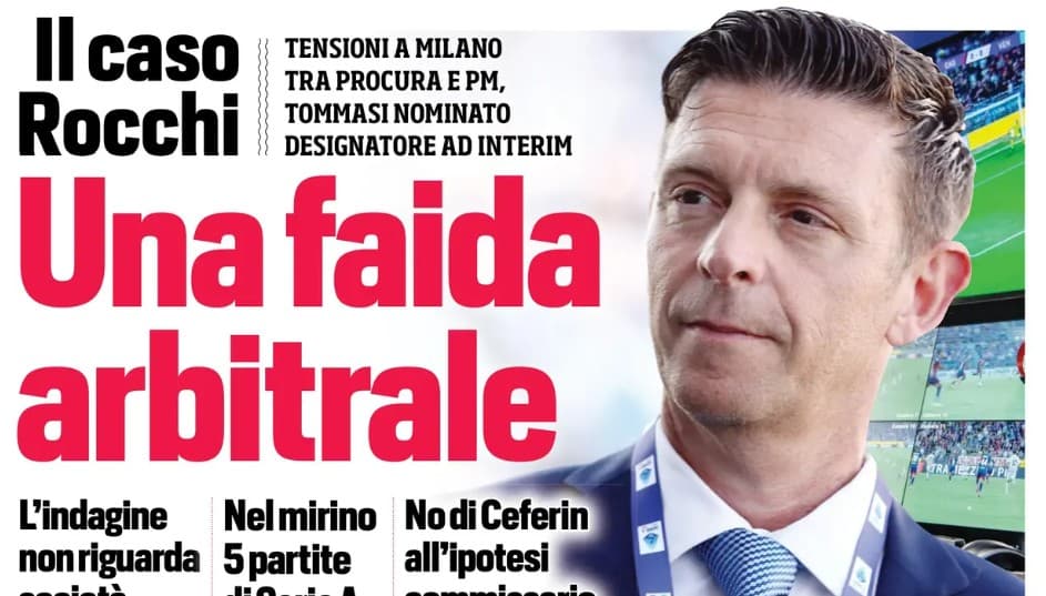 Today’s Papers – Referee feud, Inter not involved in new scandal