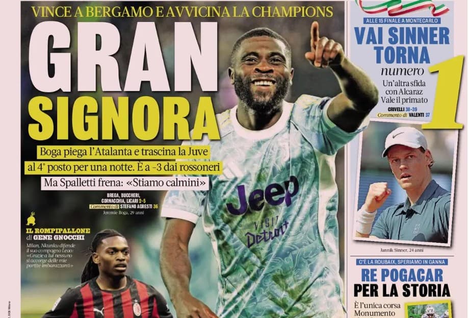 Today’s Papers – Shocking Milan, Juventus celebrate