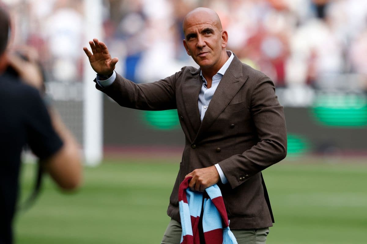 Video: West Ham legend Di Canio in pain after table headbutt during Italy rant on live TV