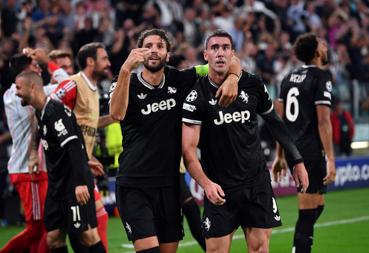 Juventus fine Vlahovic and Locatelli after on-pitch row in 2-0 Fiorentina defeat