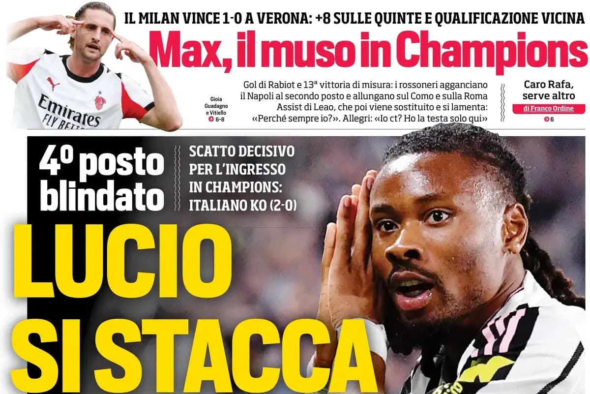 Today’s Papers: Champions League decided, Inter seeing double