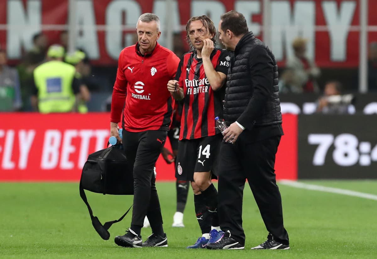 Modric requires surgery after facial injury in Milan 0-0 Juventus