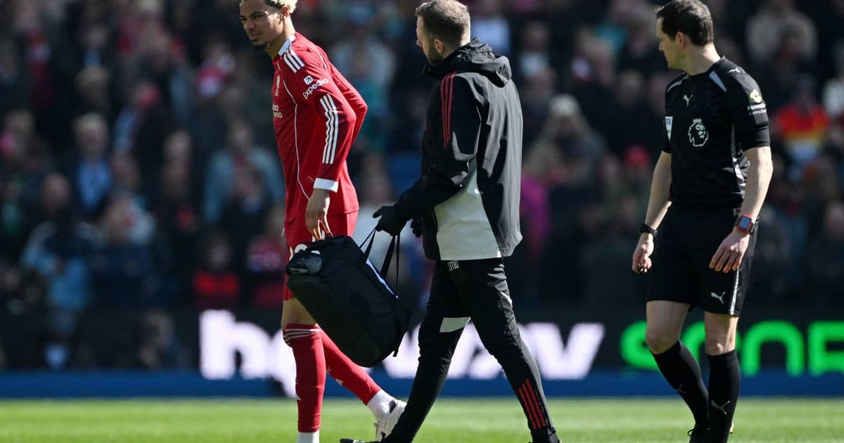 Relief for Reds: Arne Slot says Hugo Ekitike’s injury is just a dead leg after early Brighton blow