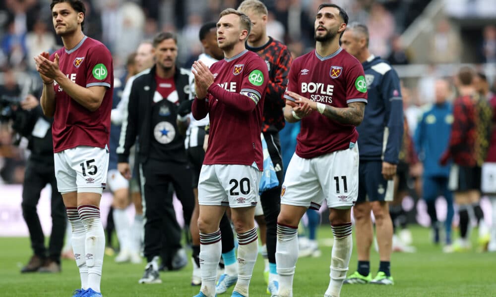 West Ham will have to raise over £100m in player sales if they are relegated from the Premier League