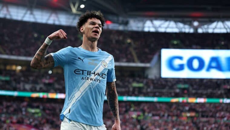Nico O’Reilly brace helps Manchester City beat Arsenal as Pep Guardiola sets Carabao Cup record