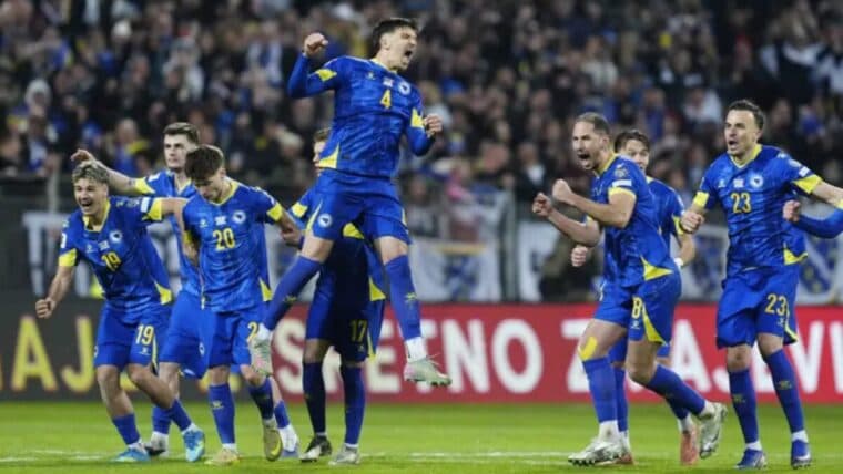 Heartbreak for Italy as Bosnia triumph 4-1 on penalties to qualify for World Cup