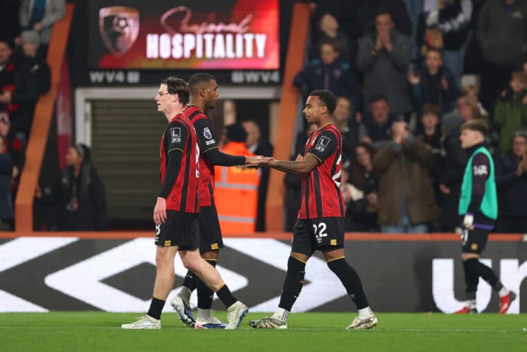 Manchester United held at Bournemouth as Maguire sees red