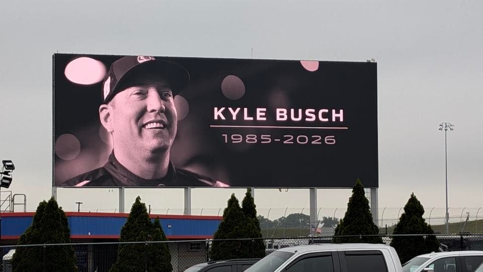 Charlotte Motor Speedway Becomes A Memorial For Kyle Busch