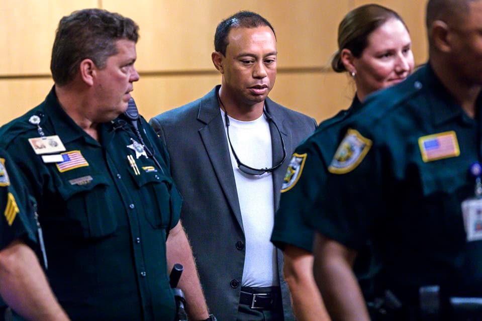 Tiger Woods Pleads Not Guilty In DUI Case Following Rollover Crash