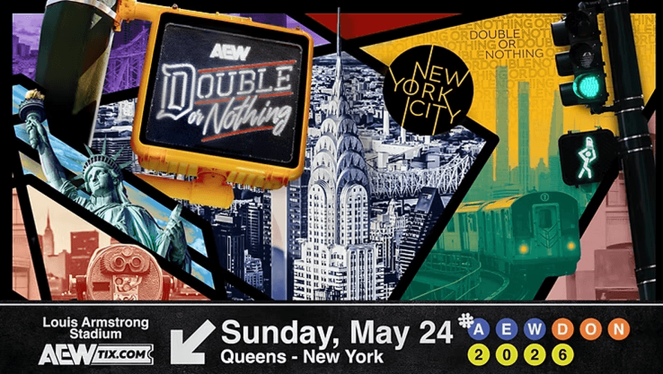 Updated AEW Double Or Nothing 2026 Match Card With Two Title Matches