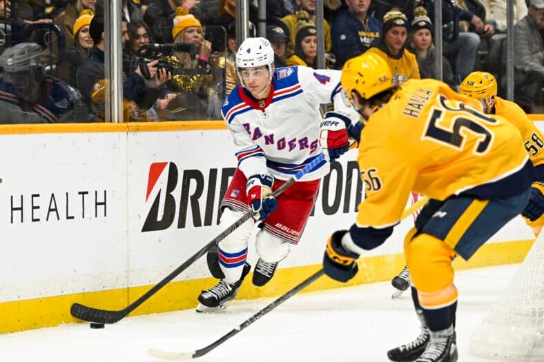 Rangers coach praises Braden Schneider: ‘playing extremely well right now’