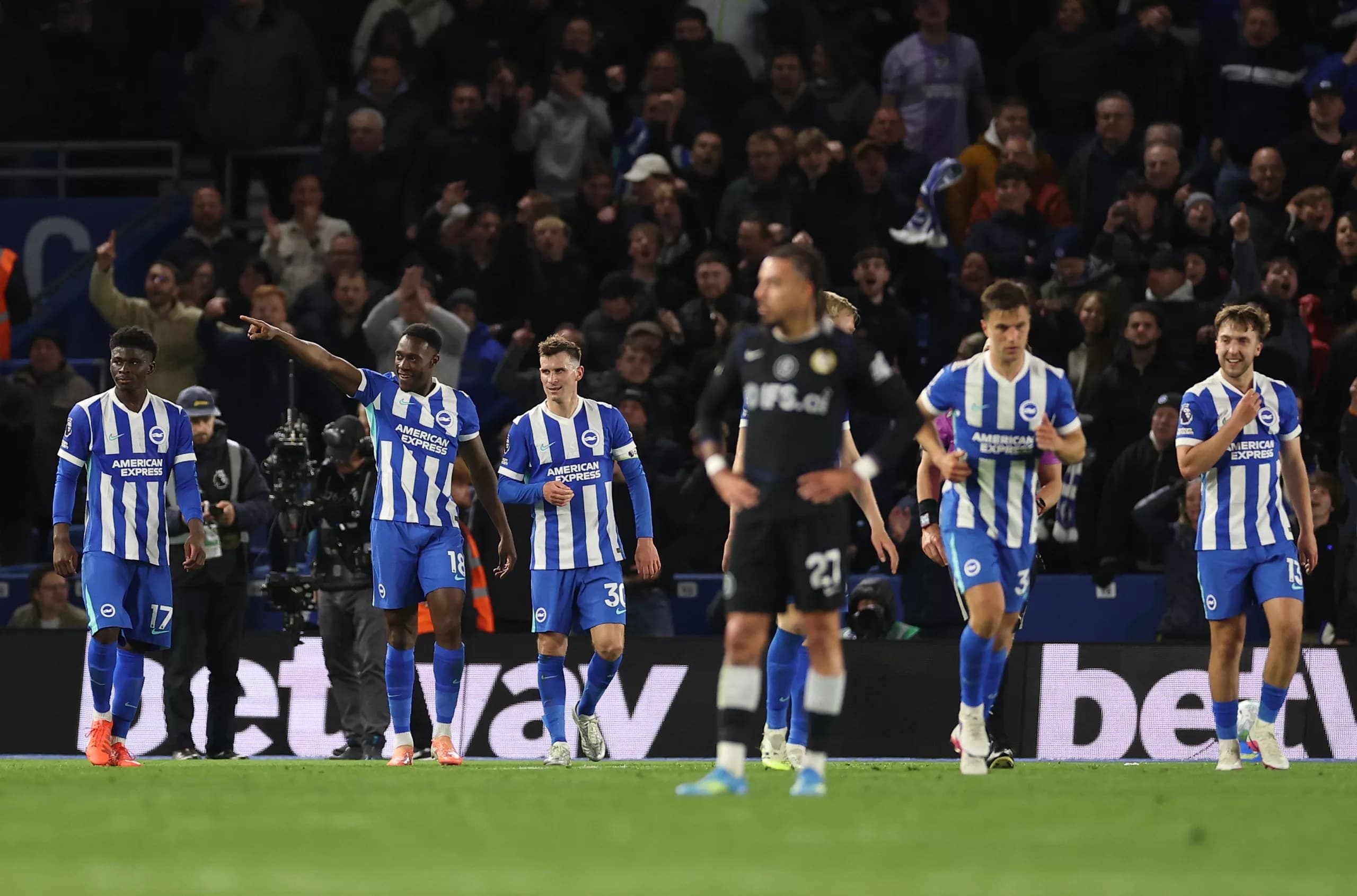 Brighton 3-0 Chelsea: Rosenior suffers fifth straight defeat to dent Champions League hopes