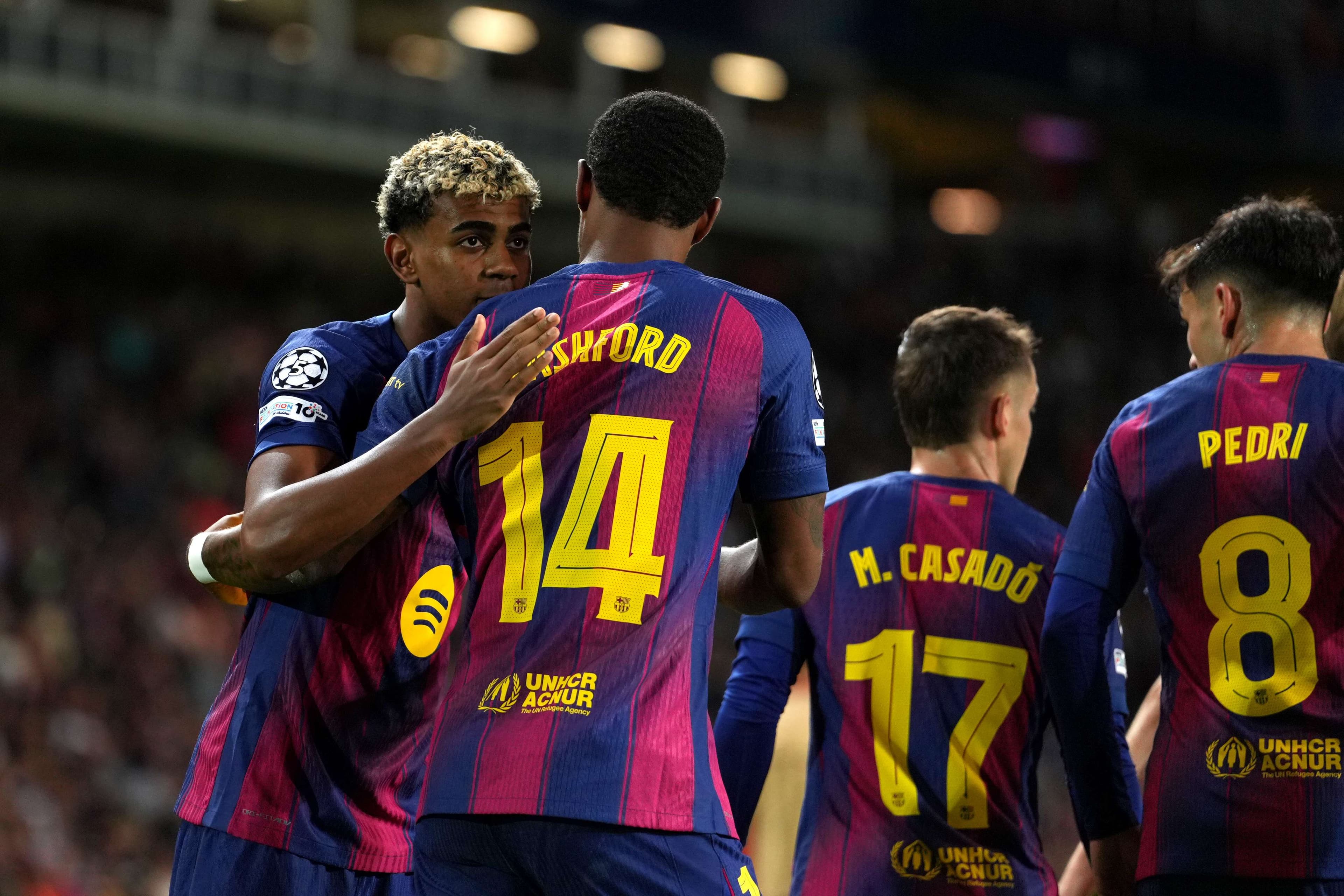 How Lamine Yamal reacted to Marcus Rashford’s Barcelona stunner vs Real Madrid