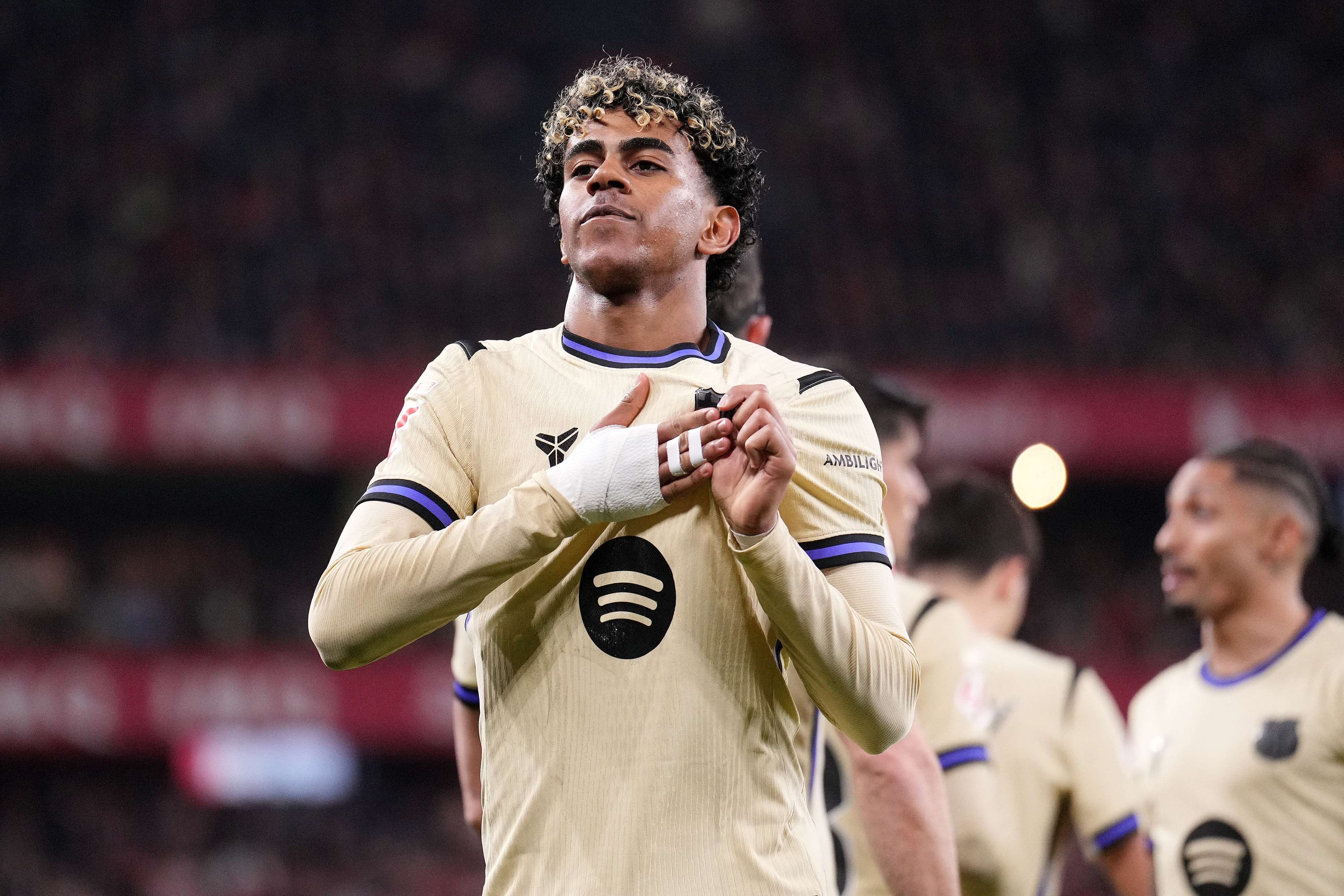 How many goals & assists has Barcelona’s Lamine Yamal finished the season with?