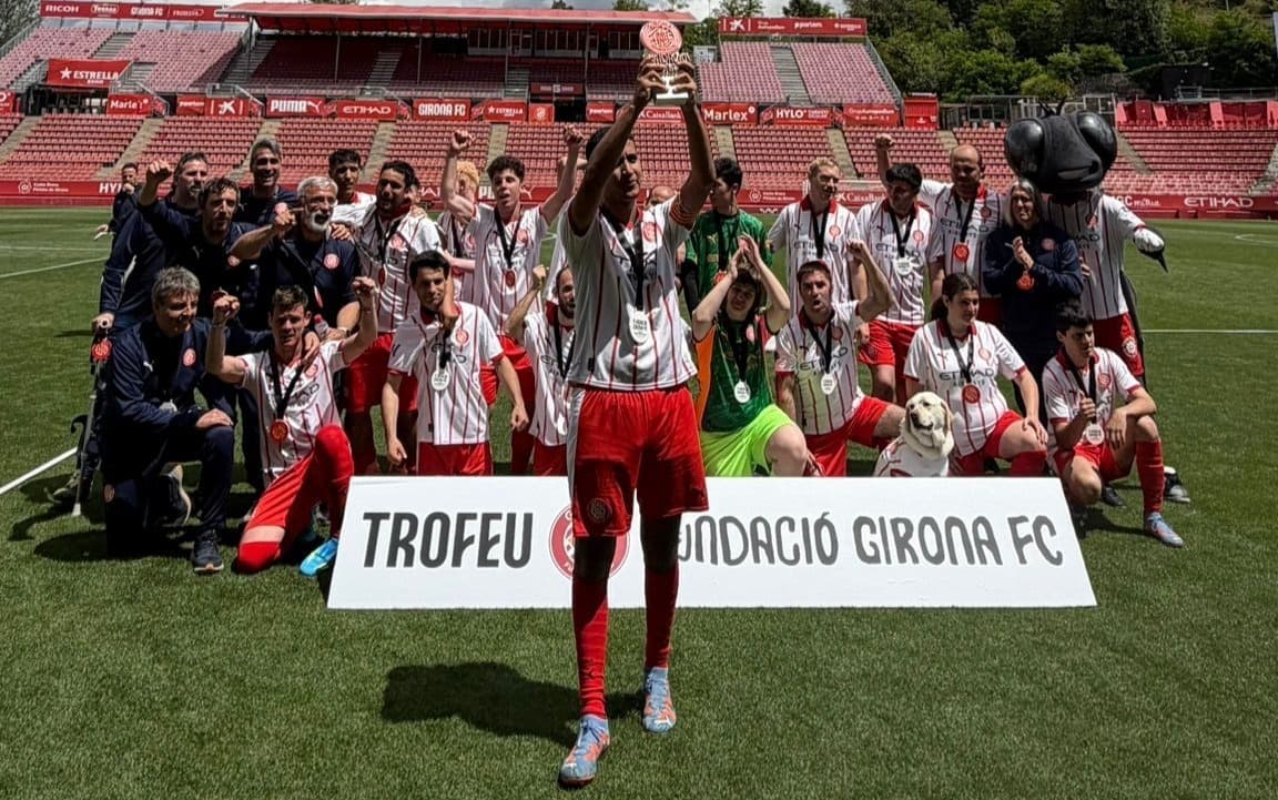 The Girona FC Foundation Trophy, a success in participation and inclusion at Montilivi