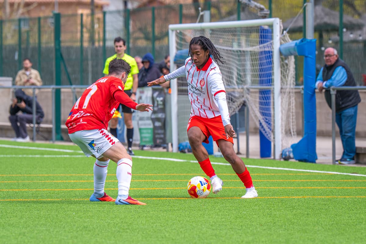 Girona B has a big goal at the Olímpic de Terrassa.