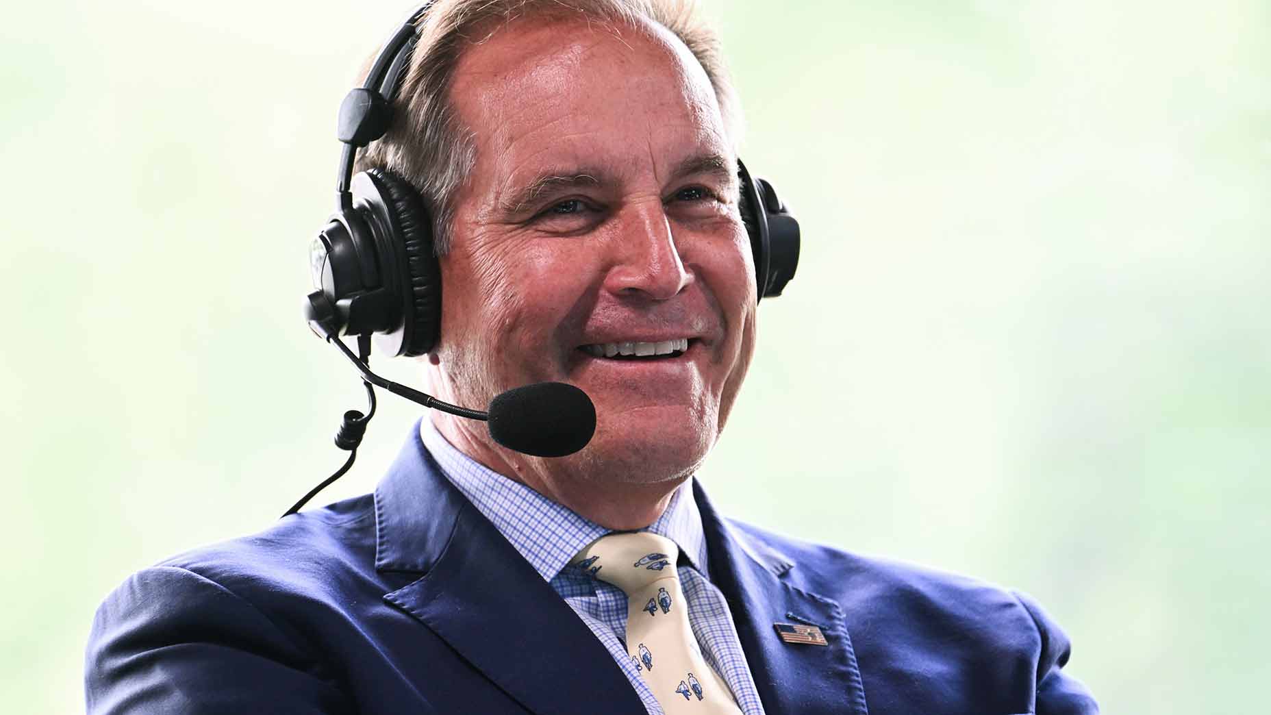 Steve Sands' first meeting with  Jim Nantz is one only he remembers