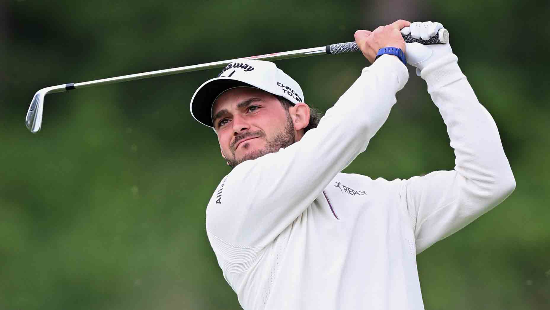 Because of 111-second tee shot, contending pro is hit with rules penalty