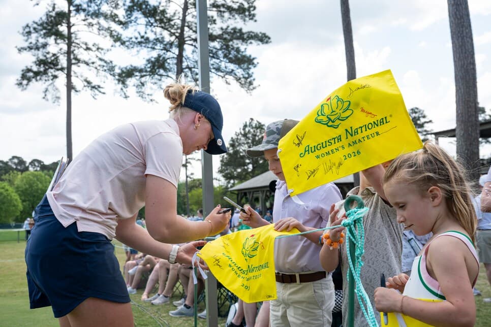 Meja Ortengren grew up playing slow greens in Sweden. She now heads to Augusta National with a shot at ANWA title