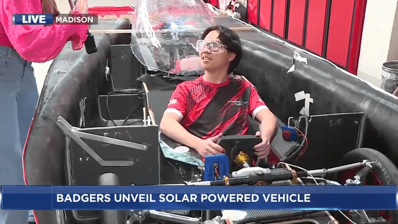 UW-Madison Students Unveil Sunburst, a New Solar Race Car Aimed at the 2026 American Solar Challenge