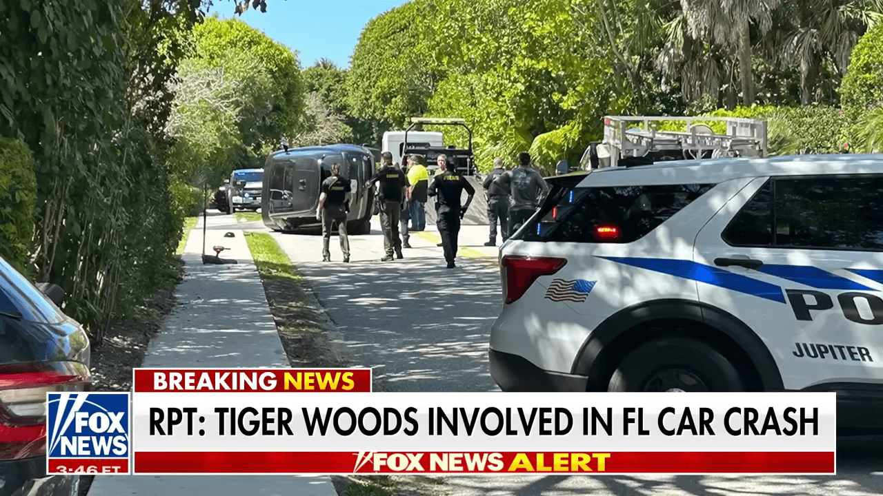Tiger Woods Arrested for DUI After SUV Rollover Crash in Florida... Again
