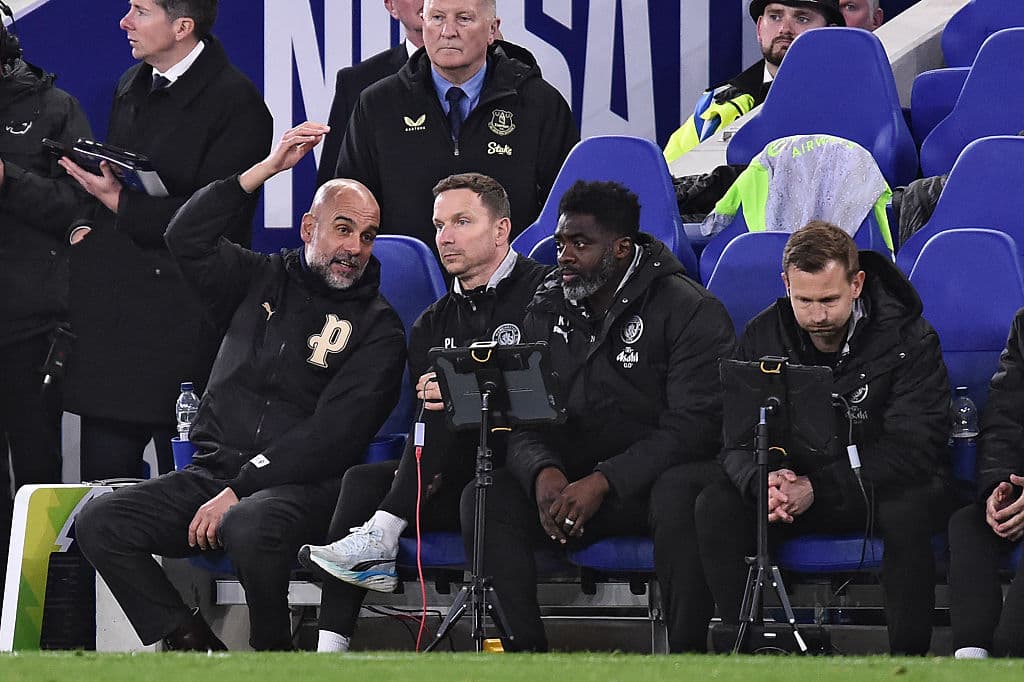 Defiant Guardiola defends his Man City players and reacts to dropping points in title race with draw at Everton