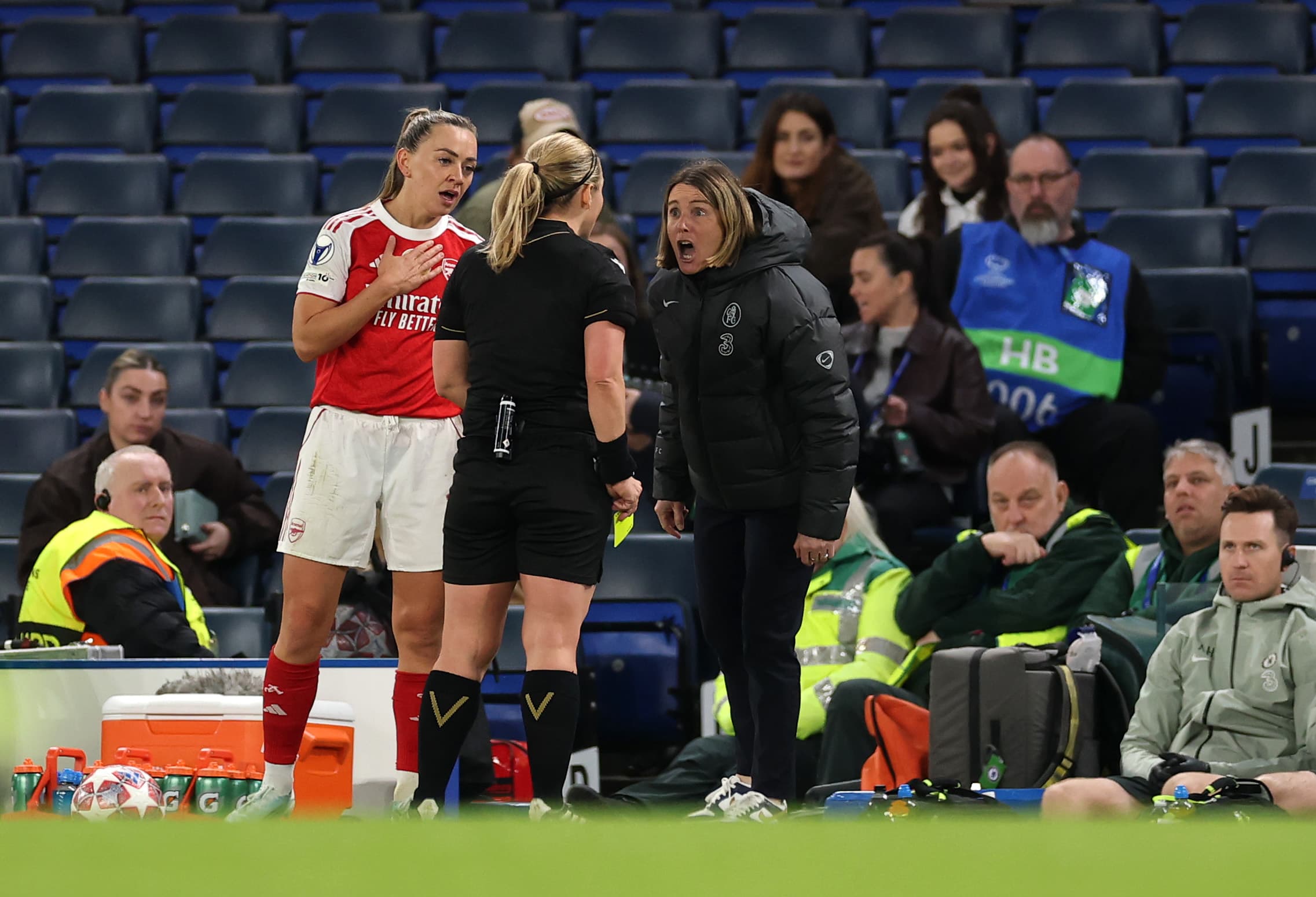 Bompastor slams VAR after Chelsea’s UWCL exit to Arsenal