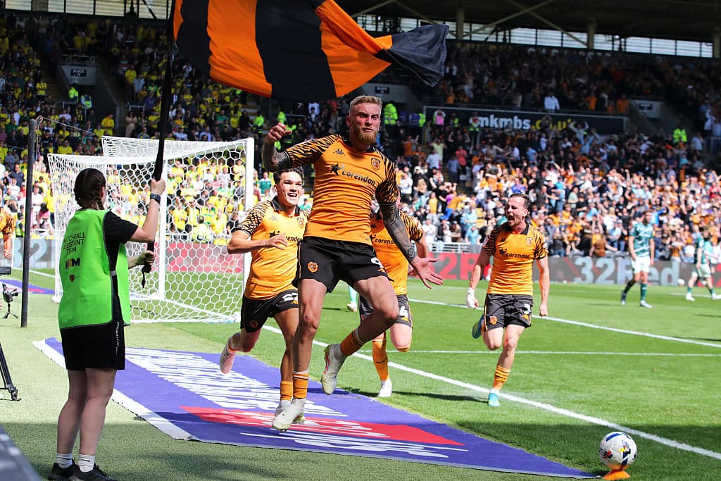 Hull boss Jakirovic reacts after securing play-off place