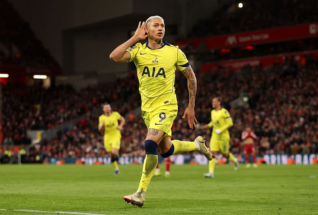 Richarlison's goal seals Spurs' dramatic victory over Liverpool in front of excited home supporters at Anfield!