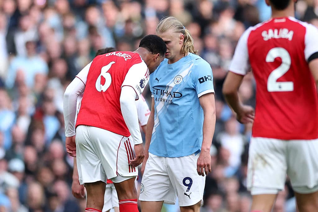 ‘If I fell on the floor, maybe it would be a red card’ – Erling Haaland on his battle with Gabriel and head to head incident