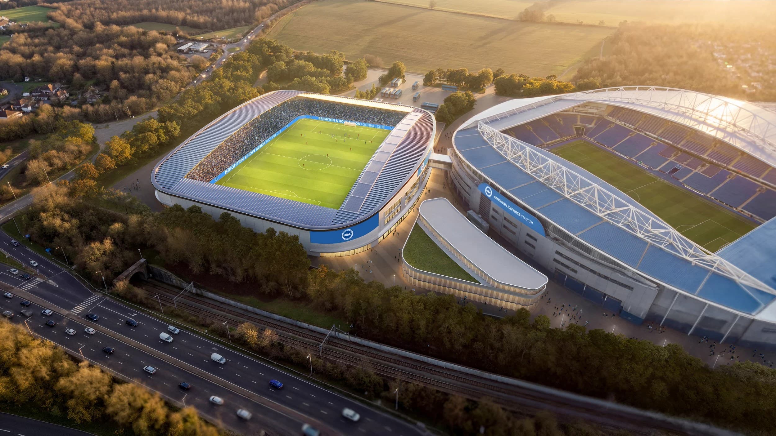 Brighton unveil plans for Europe’s first purpose-built women’s football stadium