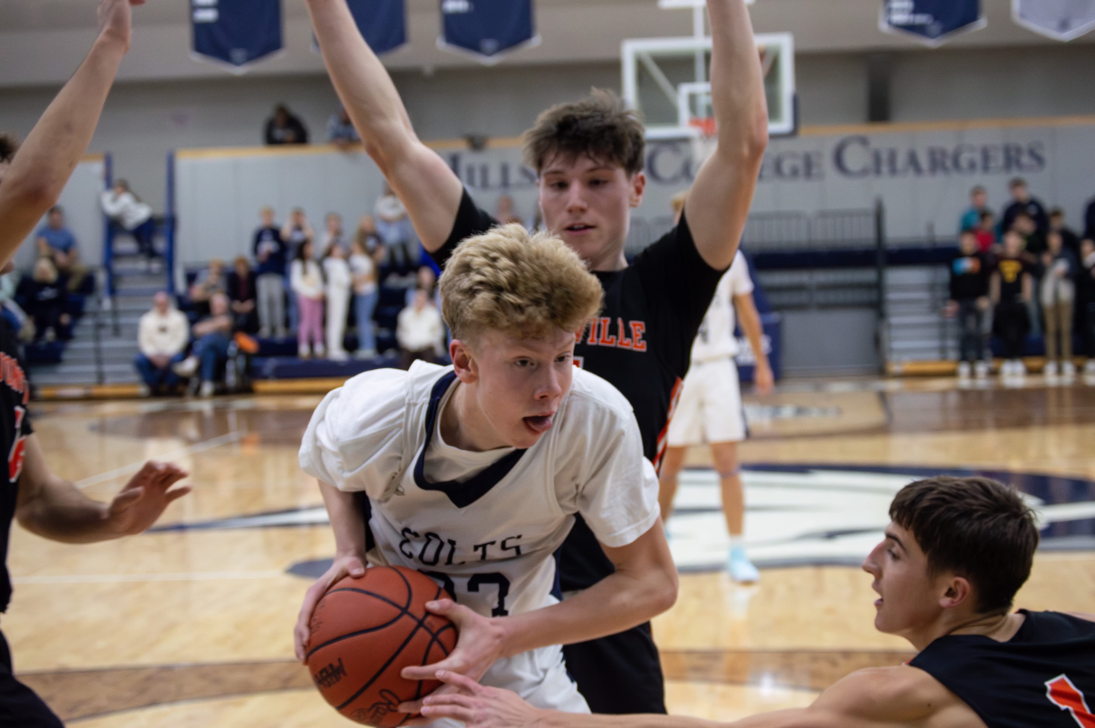 Eighth grader Jack Huffman earns D4 first team all-state hoops honors