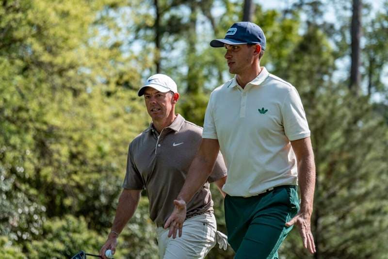 Ludvig Aberg gives his thoughts on the set up at Aronimink following Rory McIlroy’s frustrations