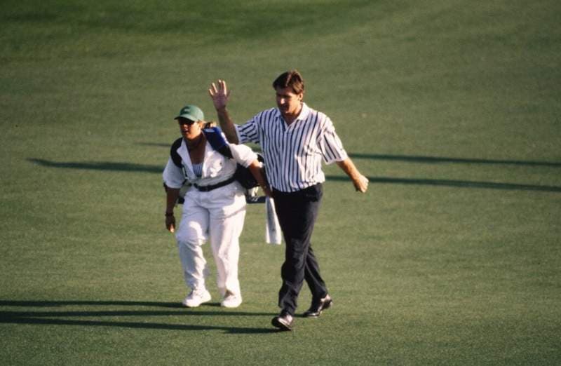 Nick Faldo reveals Greg Norman’s ‘weakness’ that he saw on the 2nd tee on Sunday at the 1996 Masters