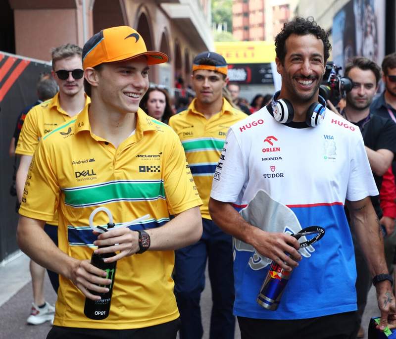 Oscar Piastri includes Daniel Ricciardo in his all-time top four Formula 1 drivers