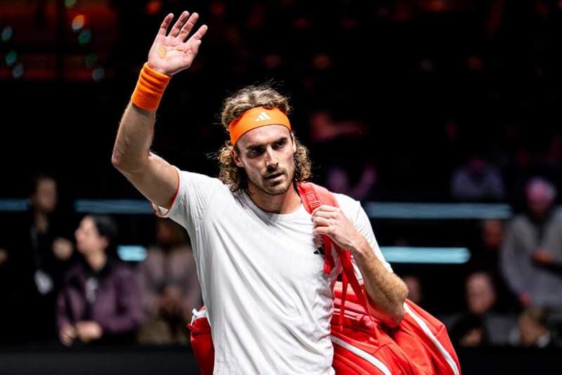 Stefanos Tsitsipas says slipping out of the ATP top 50 doesn’t bother him