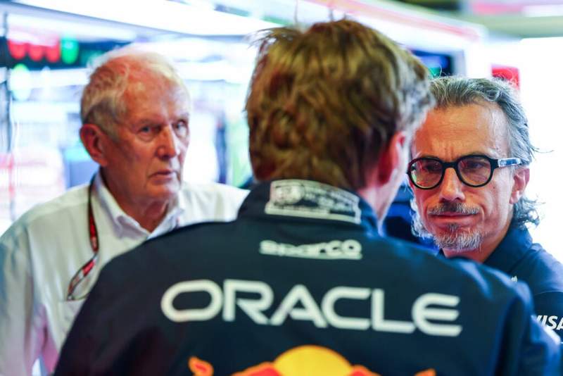 Laurent Mekies says Helmut Marko still advising Red Bull even after departure