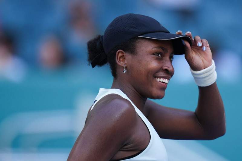 Coco Gauff gives her assessment of how her serve has looked so far this clay season