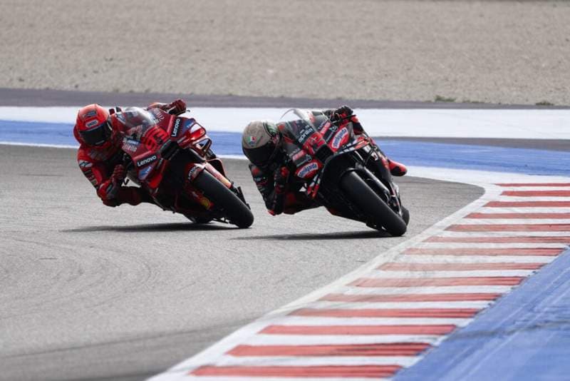 Aprilia quietly hopeful Marco Bezzecchi will edge out Jorge Martin in MotoGP title race