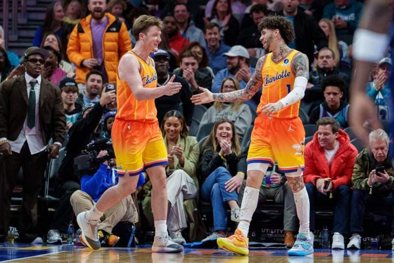 LaMelo Ball and Kon Knueppel match rare Curry-Thompson three-point feat