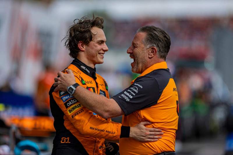 Zak Brown hints at Oscar Piastri F1 title win as his final objective with McLaren