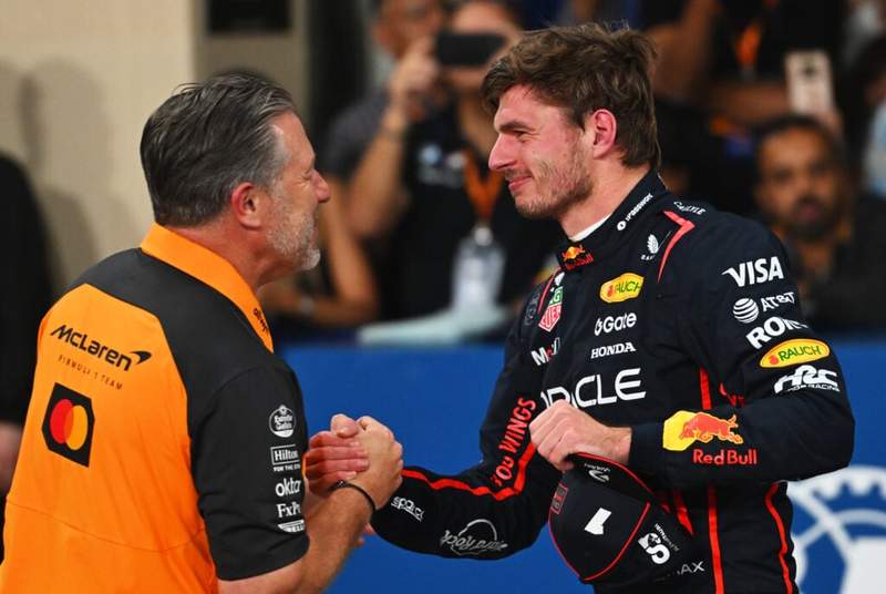 Zak Brown names the team he expects Max Verstappen to join if he leaves Red Bull