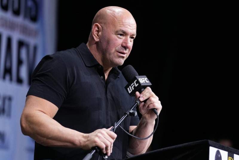 Frank Warren says Dana White is talking ‘b———’ over Tyson Fury vs Anthony Joshua