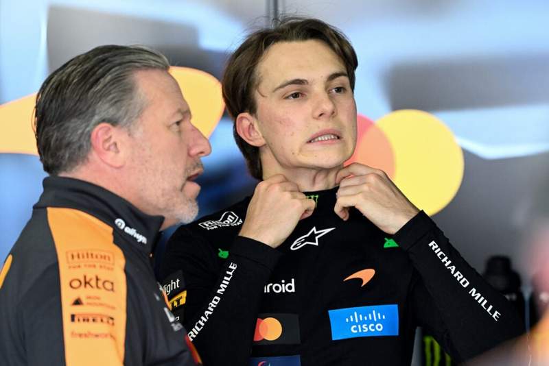 Zak Brown’s ‘strained’ relationship with Oscar Piastri could open door for Max Verstappen at McLaren