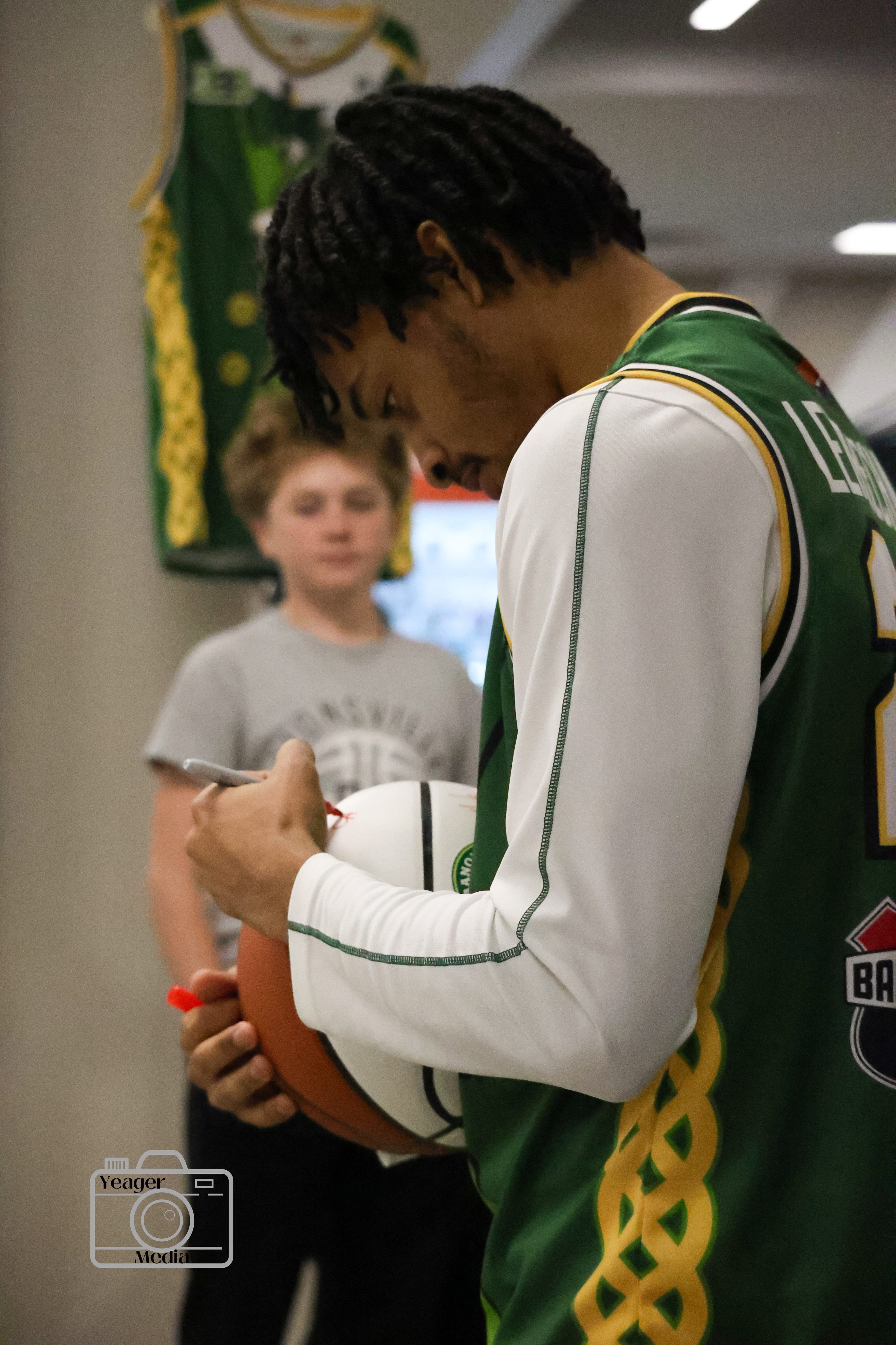 At end of basketball rainbow, local players winning with Lebanon Leprechauns