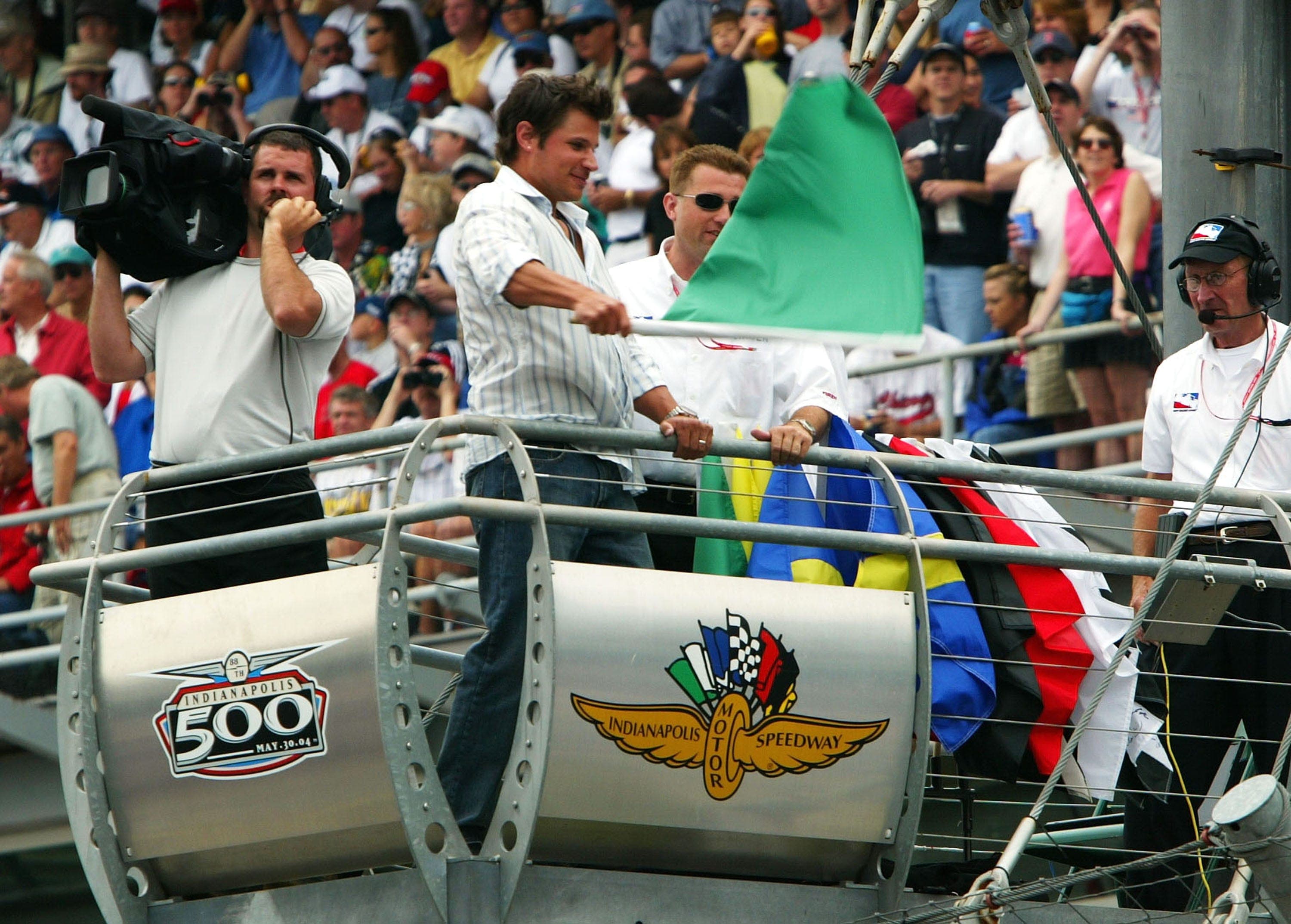This job at the Indy 500 has a long tradition. Who's waved the green flag?
