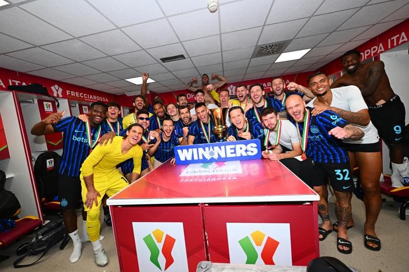 Nerazzurri celebrations in Rome, the players' interviews