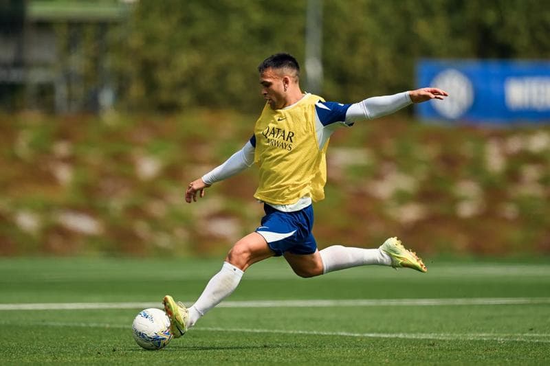 Inter hard at work: the Nerazzurri's training